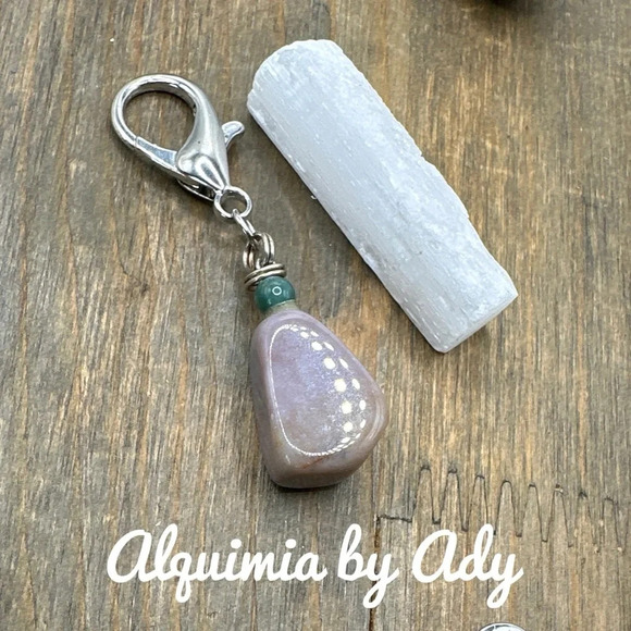 Alquimia Silver and Purple Key Holder - Picture 1 of 5